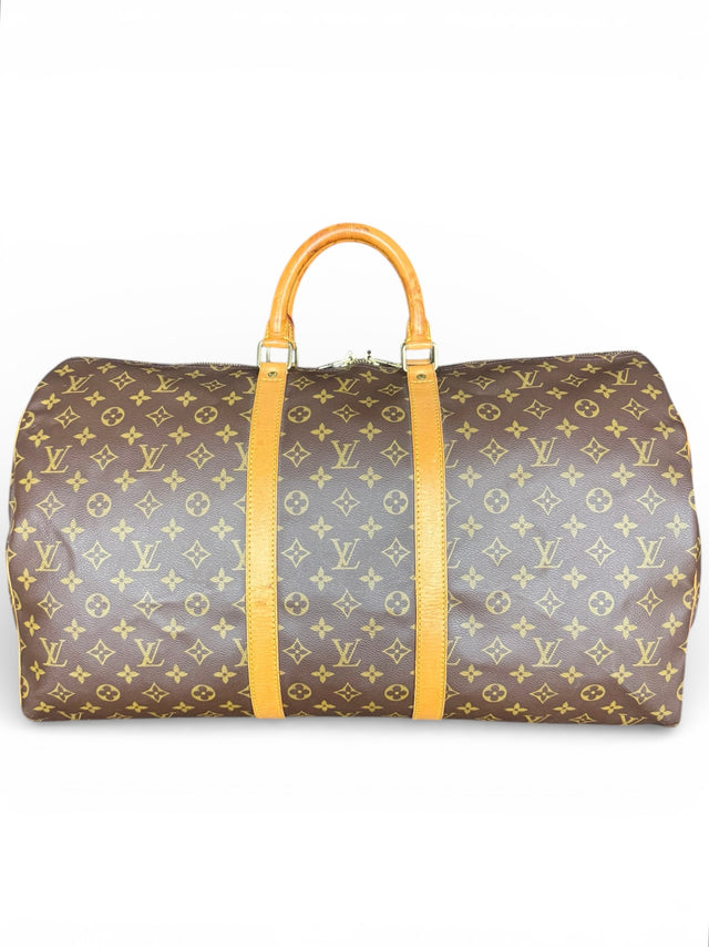 Louis Vuitton Keepall 55 Reisetasche Weekender Tasche Monogram Braun