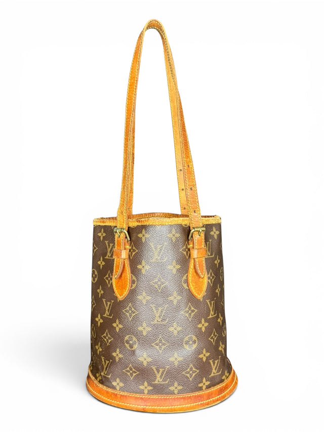 Louis Vuitton Bucket PM Mini Handtasche Monogram Braun