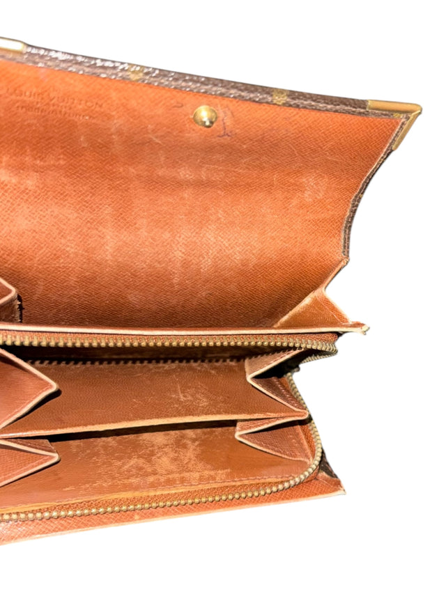 Louis Vuitton Sarah Tresor Geldbeutel Geldbörse Portemonnaie Portmonee