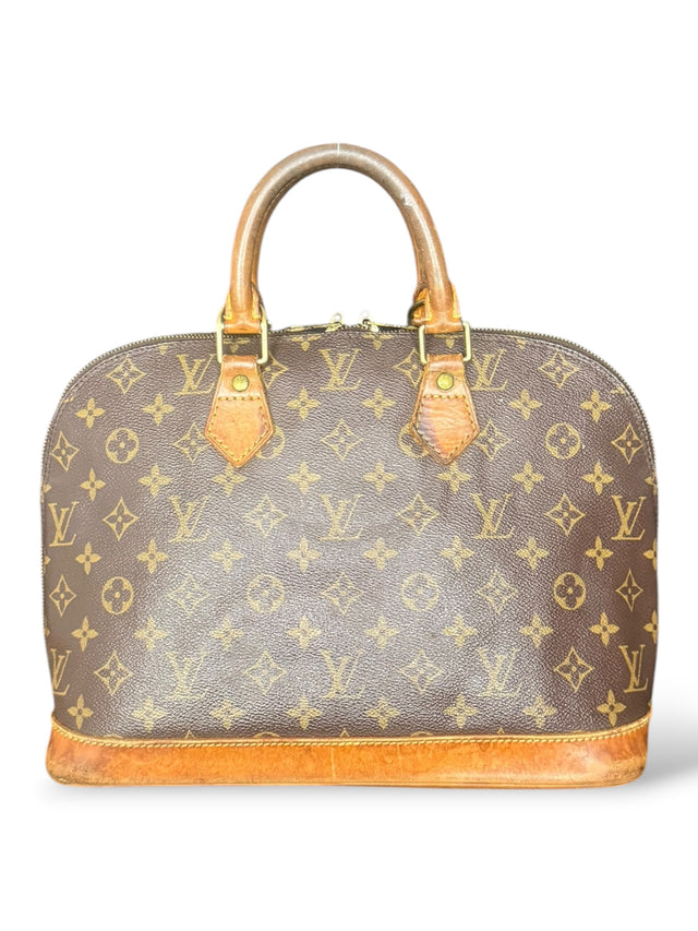 Louis Vuitton Alma Handtasche Tasche Monogram Braun