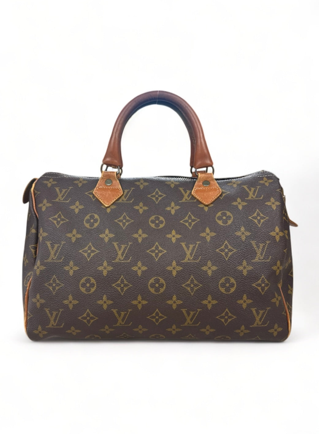 Louis Vuitton Speedy 30 French Company USA Monogram Braun