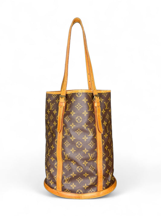 Louis Vuitton Bucket GM Handtasche Shopper Monogram Braun