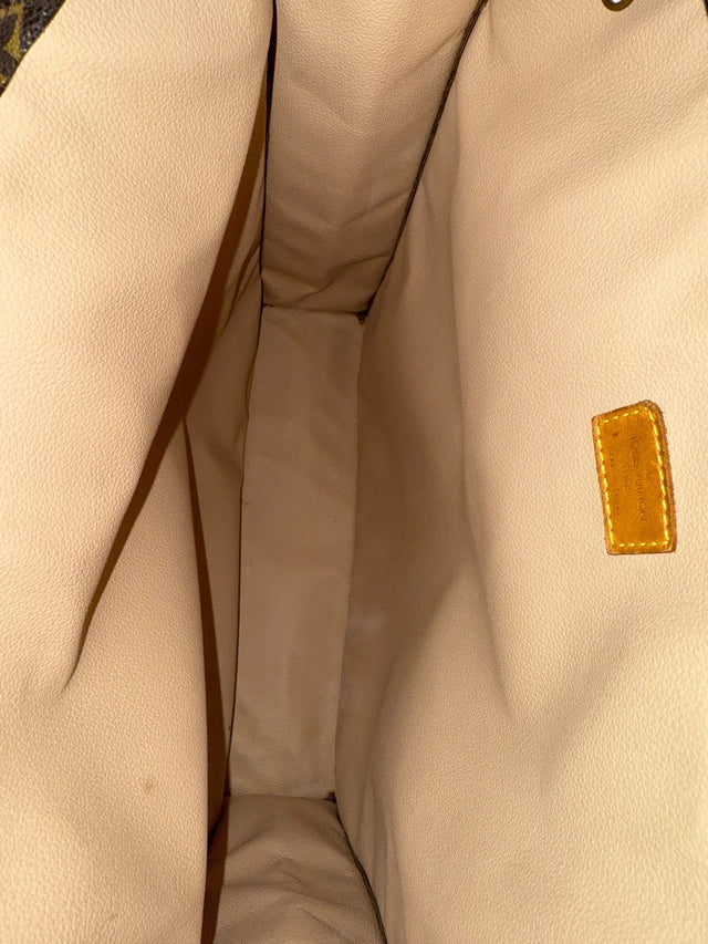 Louis Vuitton Sac Plat Handtasche Tote Bag Shopper Monogram Braun