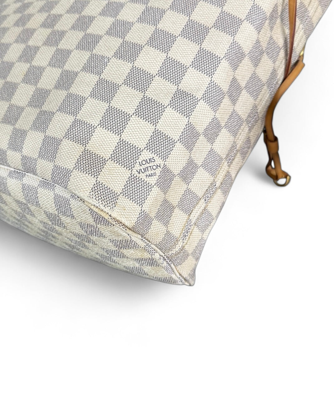 Louis Vuitton Neverfull MM Handtasche Shopper Damier Azur