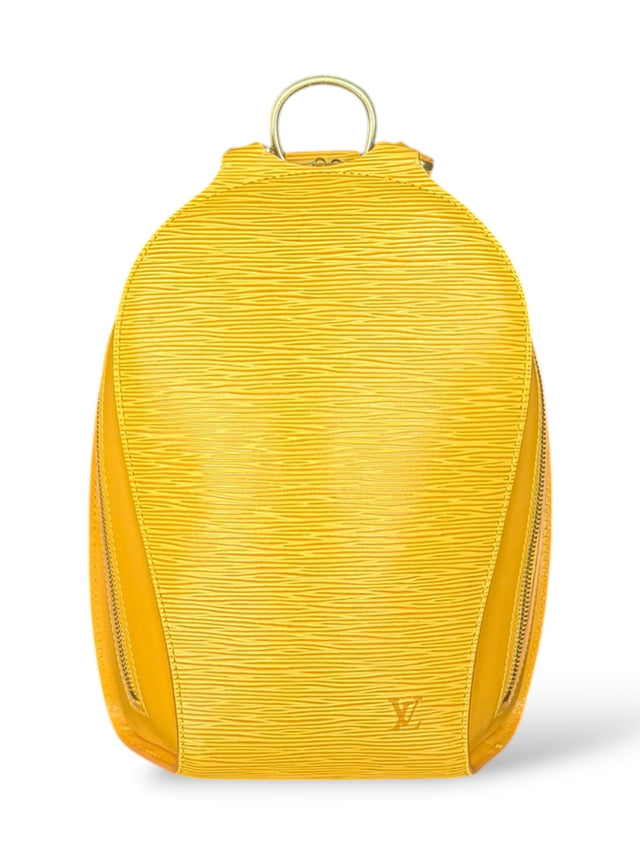 Louis Vuitton Mabillon Rucksack Tasche Epi Leder Gelb