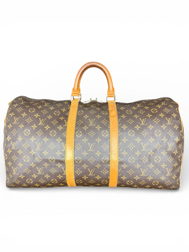 Louis Vuitton Keepall 55 Reisetasche Weekender Tasche Monogram Braun