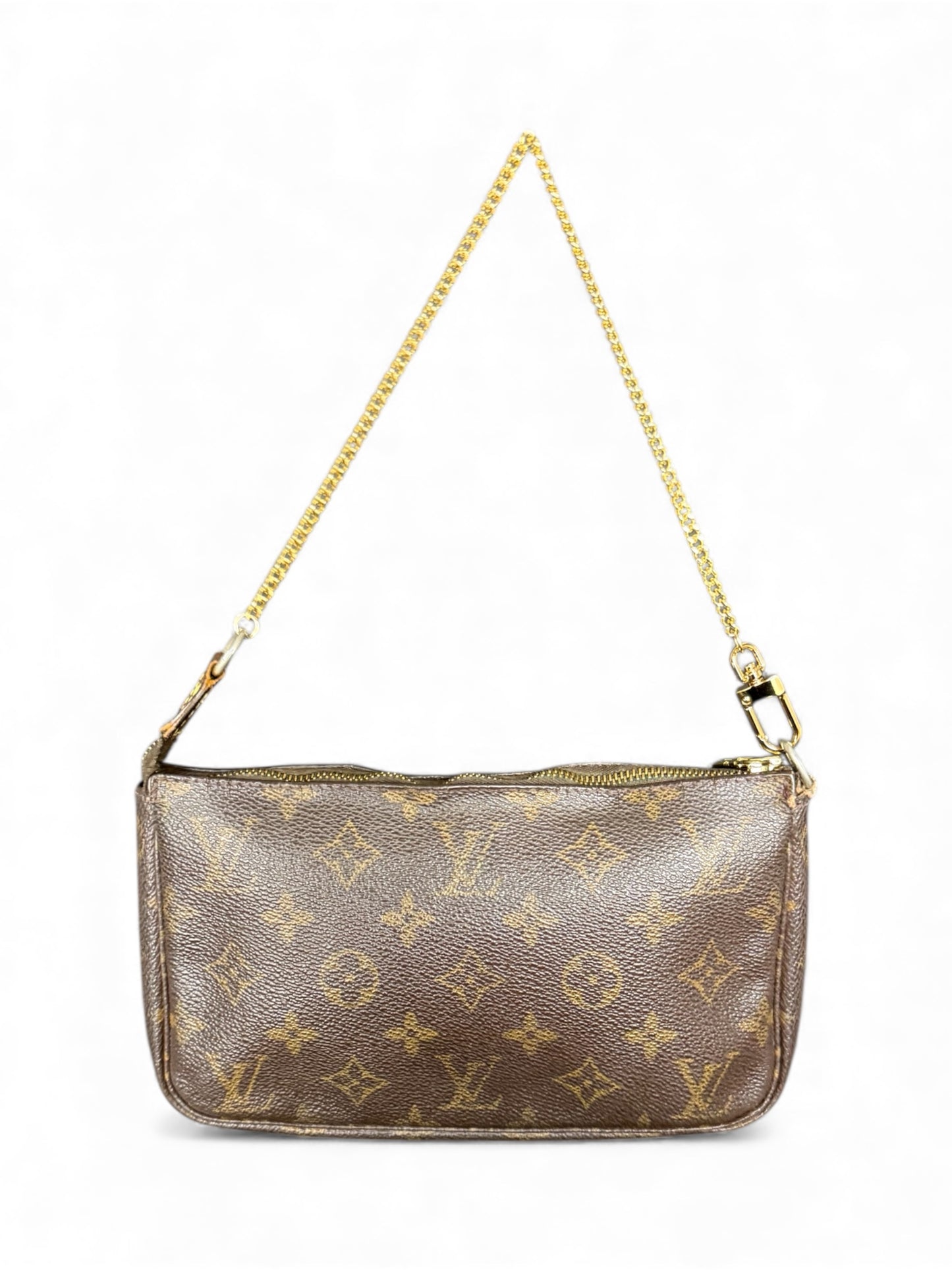 Louis Vuitton Pochette Accessoires Handtasche Monogram Braun