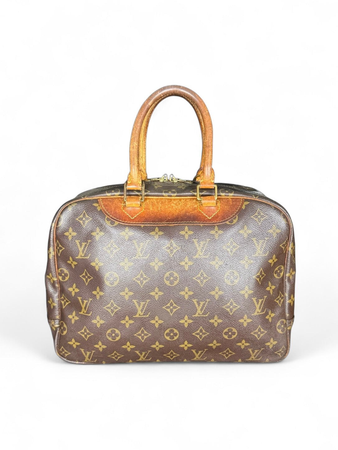 Louis Vuitton Deauville Handtasche Monogram Braun