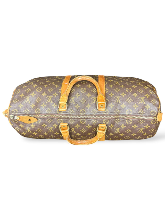 Louis Vuitton Keepall 50 Reisetasche Weekender Tasche Monogram Braun