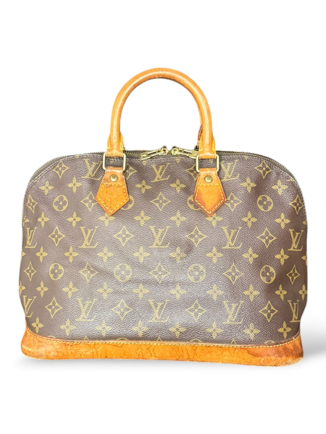 Louis Vuitton Alma Handtasche Tasche Monogram Braun
