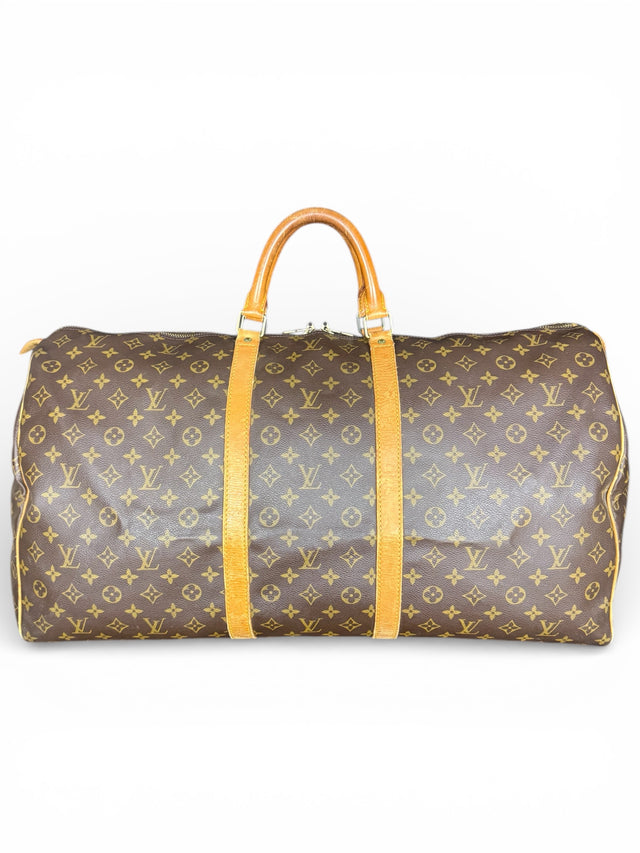 Louis Vuitton Keepall 60 Reisetasche Weekender Tasche Monogram Braun