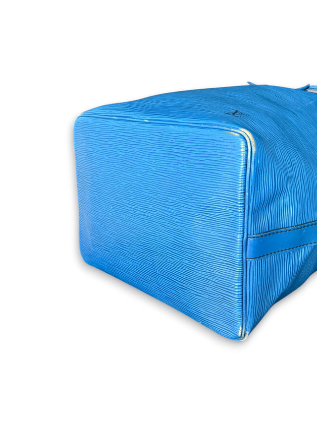 Louis Vuitton Sac Noe Petit Handtasche Epi Leder Blau