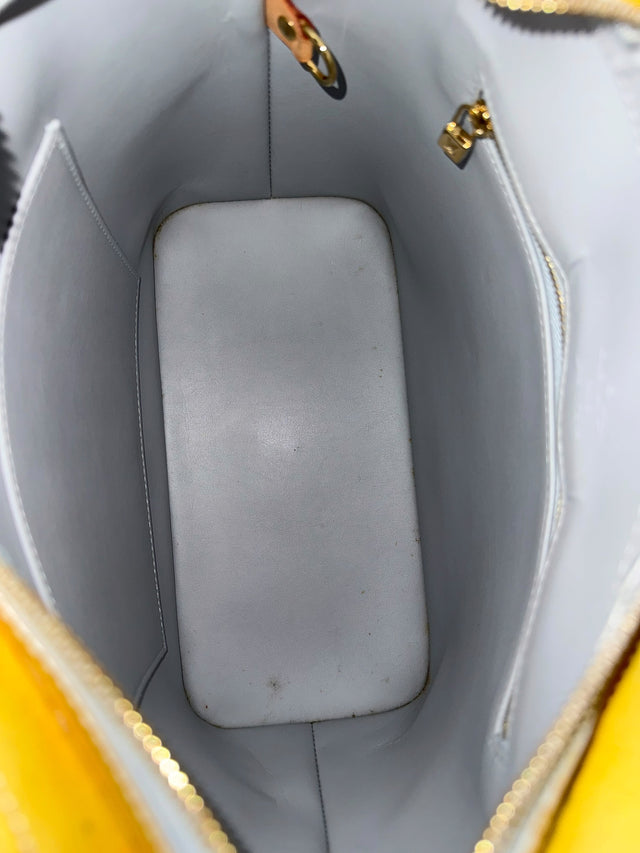 Louis Vuitton Houston Handtasche Vernis Monogram Gelb