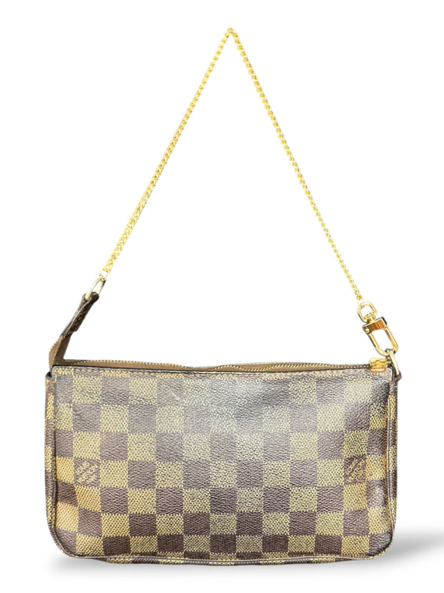 Louis Vuitton Pochette Accessoires Handtasche Damier Ebene