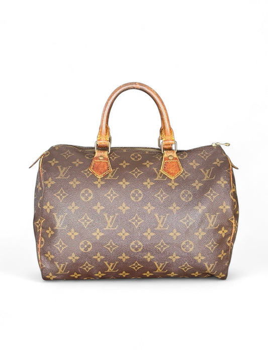 Louis Vuitton Speedy 30 Handtasche Monogram Braun