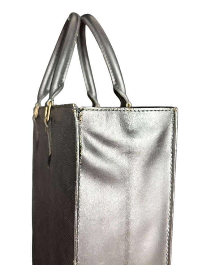 Louis Vuitton Sac Plat Handtasche Tote Bag Shopper Epi Leder Schwarz