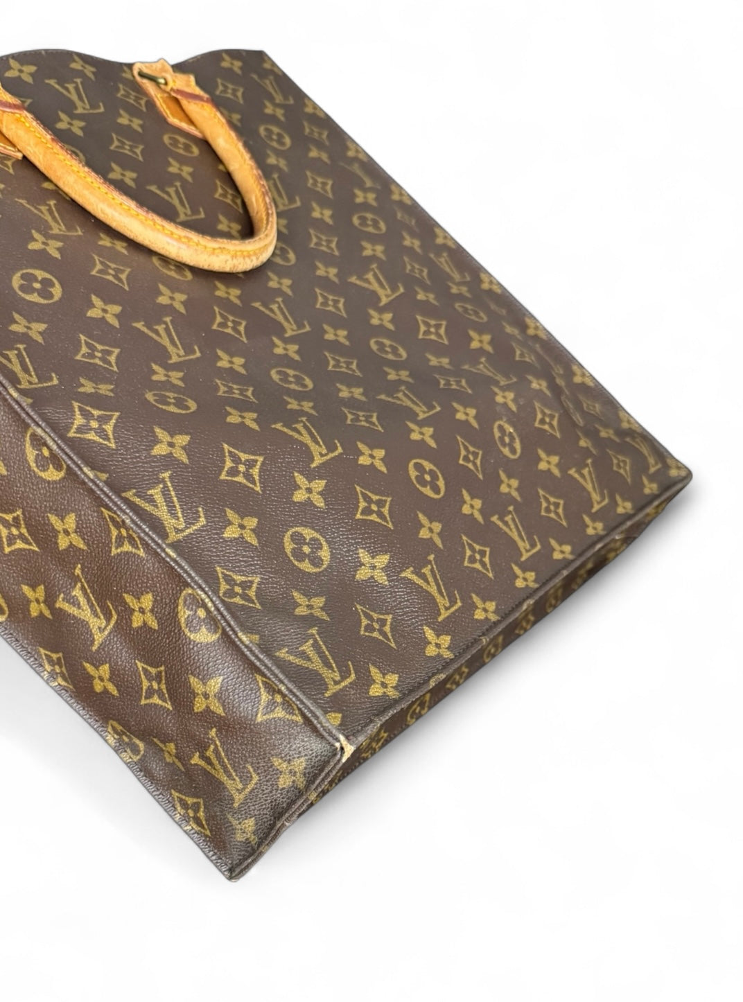 Louis Vuitton Sac Plat Handtasche Tote Bag Shopper Monogram Braun