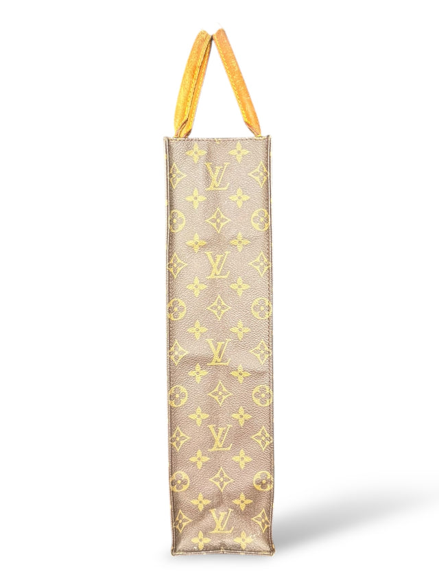 Louis Vuitton Sac Plat Handtasche Tote Bag Shopper Monogram Braun