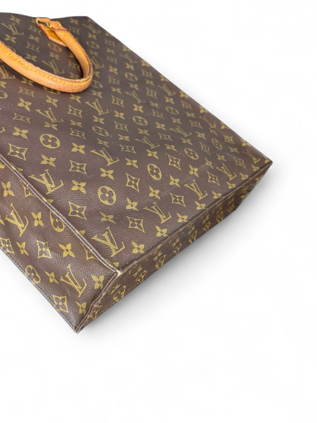 Louis Vuitton Sac Plat Handtasche Tote Bag Shopper Monogram Braun