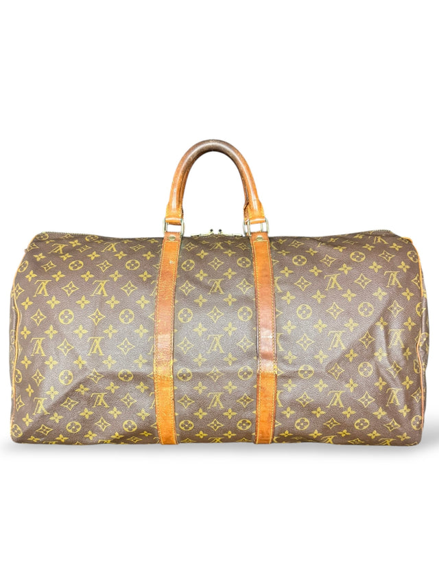 Louis Vuitton Keepall 55 Reisetasche Weekender Tasche Monogram Braun