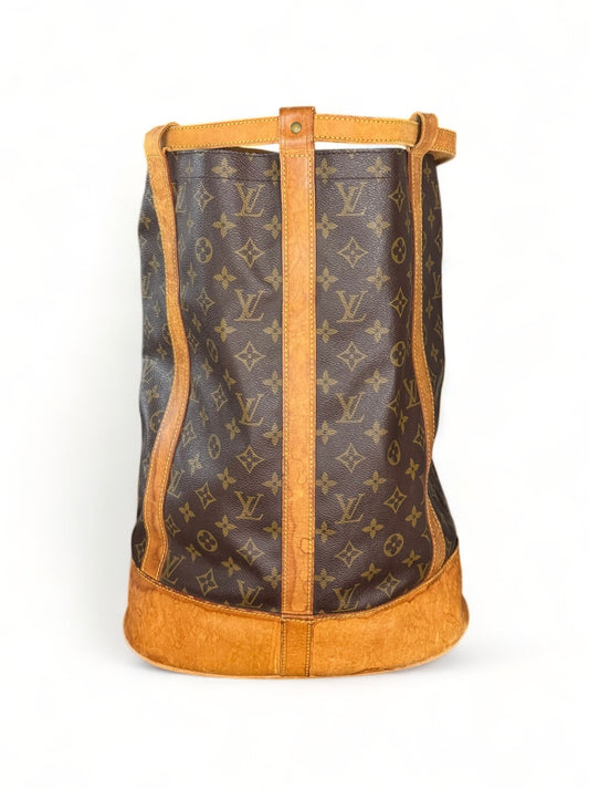 Louis Vuitton Randonnee GM Rucksack Tasche Monogram Braun
