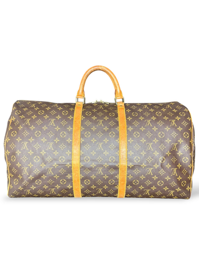 Louis Vuitton Keepall 60 Reisetasche Weekender Tasche Monogram Braun