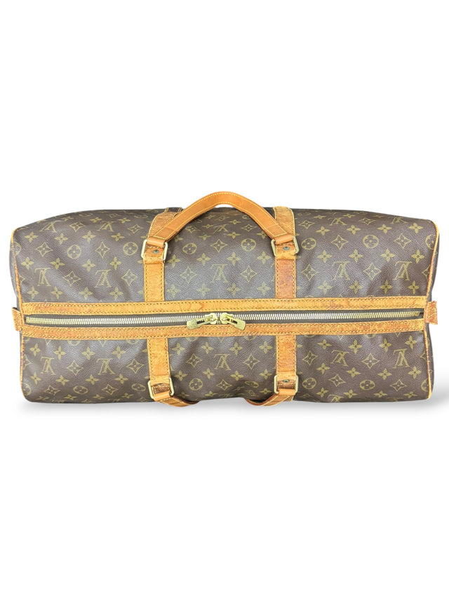 Louis Vuitton Sac Souple 55 Reisetasche Weekender Keepall Monogram Braun