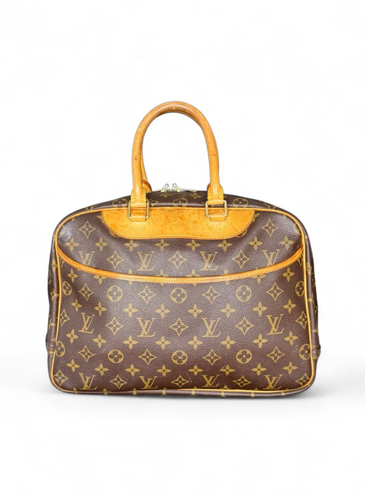 Louis Vuitton Deauville Handtasche Monogram Braun