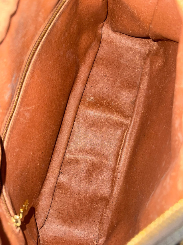 Louis Vuitton Boulogne 35 Handtasche Crossbody Monogram Braun