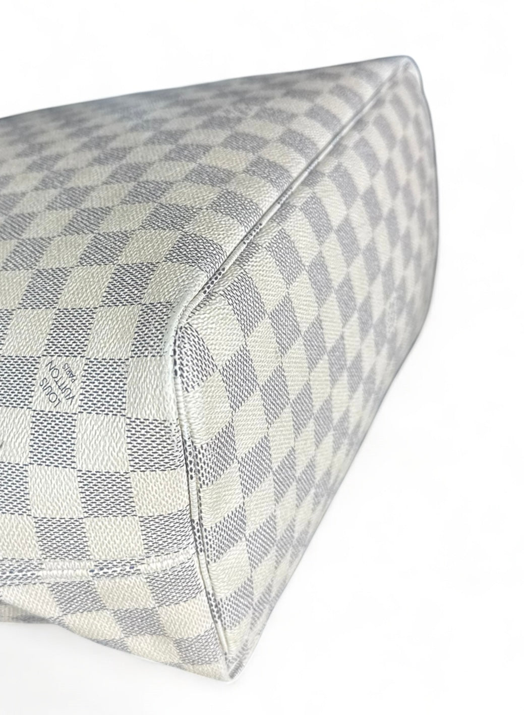 Louis Vuitton Neverfull MM Handtasche Shopper Damier Azur