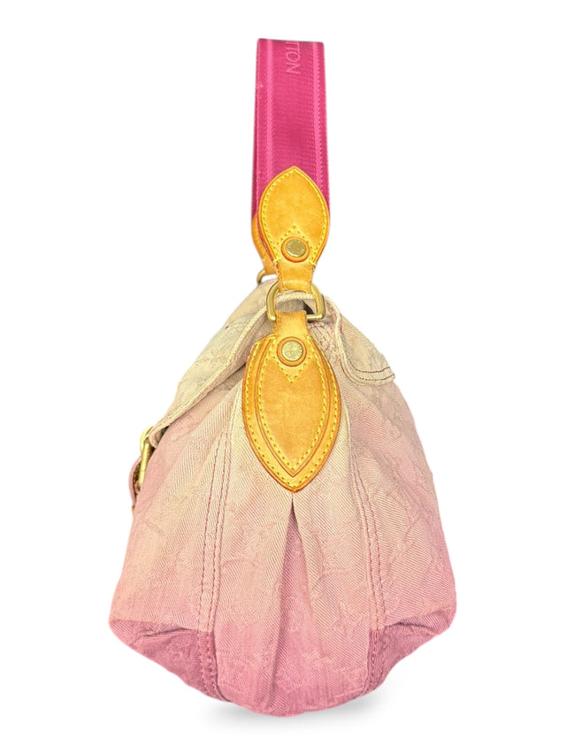 Louis Vuitton Sunray Sunshine Denim Baggy Handtasche Pochette