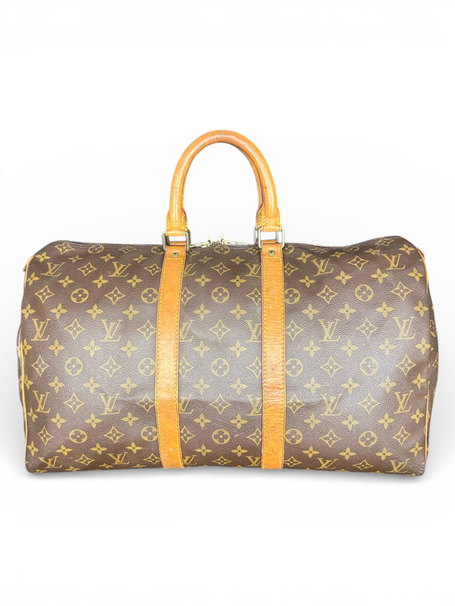 Louis Vuitton Keepall 45 Reisetasche Weekender Tasche Monogram Braun