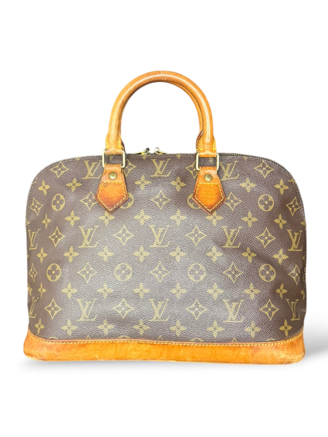 Louis Vuitton Alma Handtasche Tasche Monogram Braun