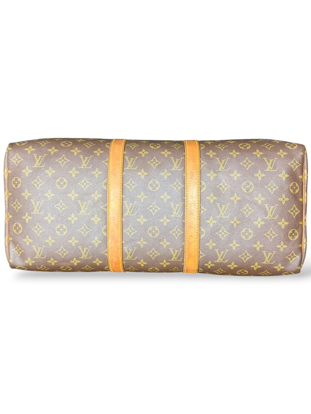 Louis Vuitton Keepall 50 Reisetasche Weekender Tasche Monogram Braun