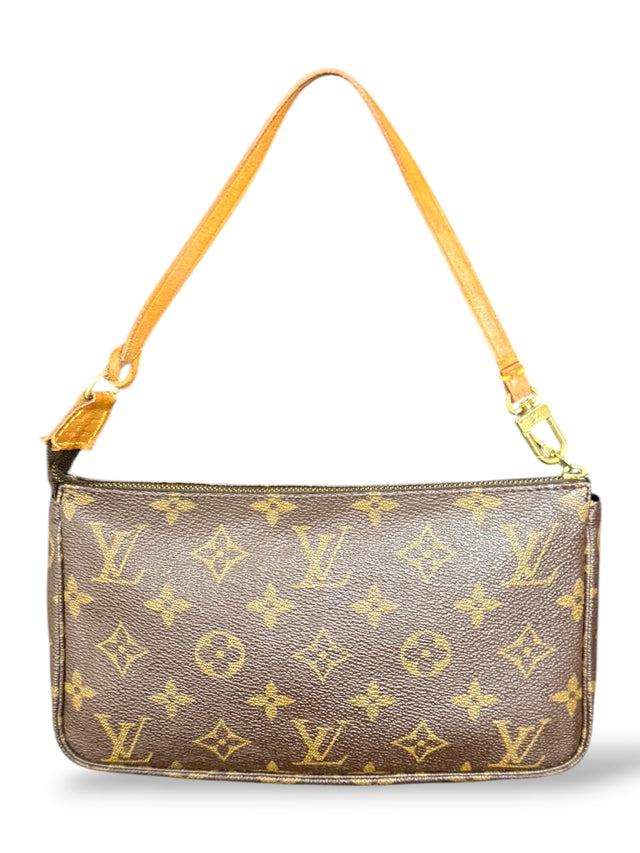 Louis Vuitton Pochette Accessoires Handtasche Monogram Braun