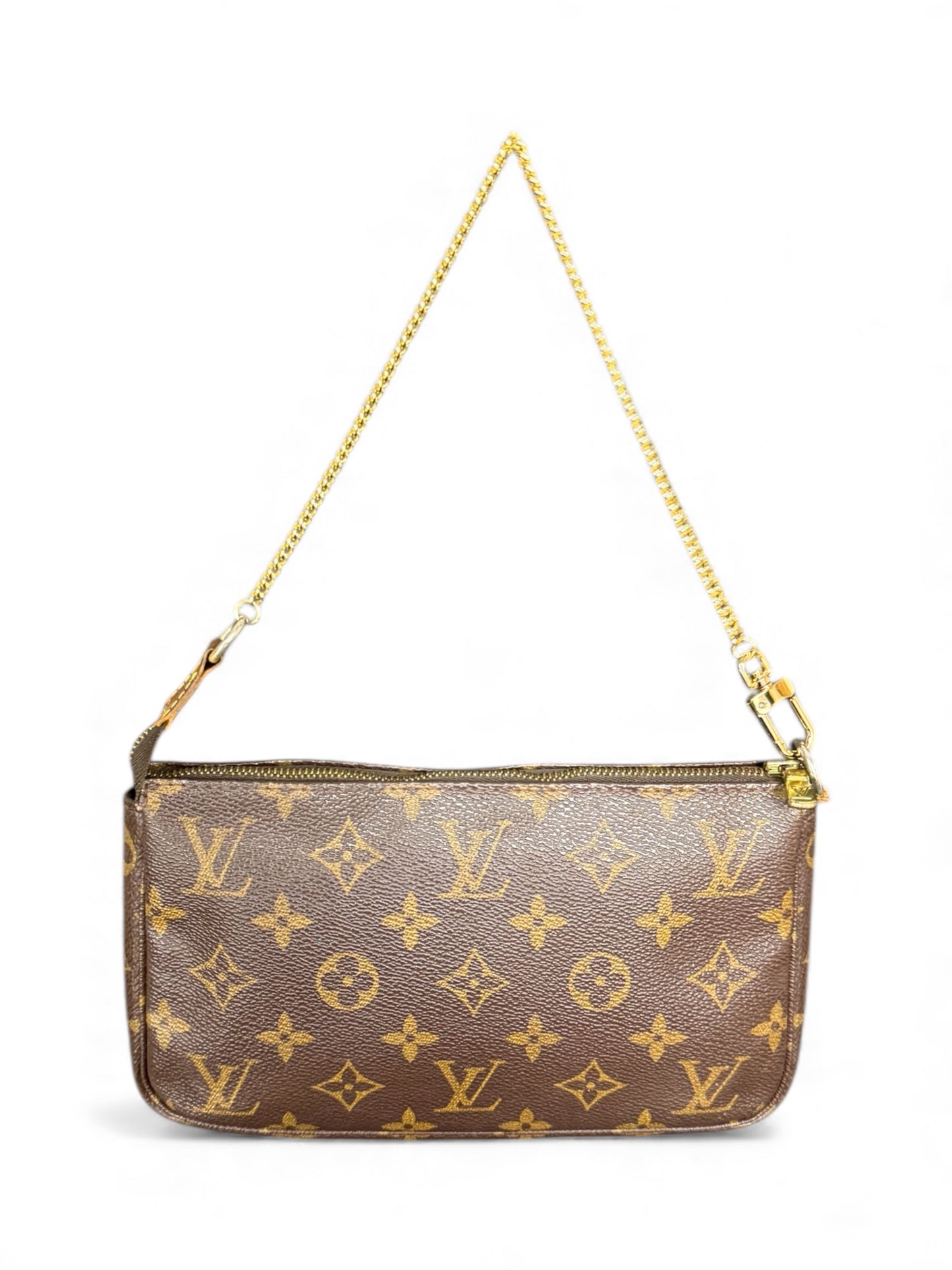 Louis Vuitton Pochette Accessoires Handtasche Monogram Braun