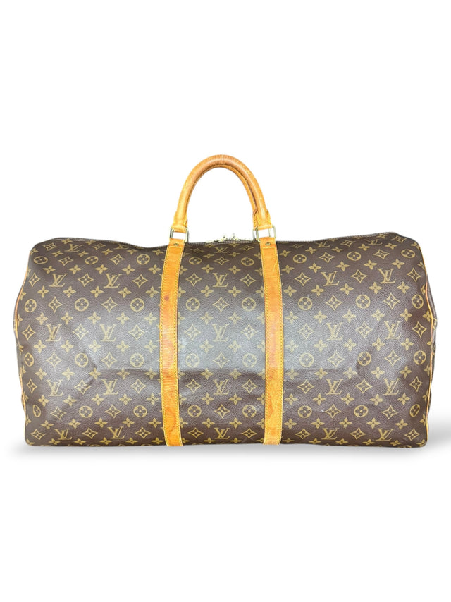 Louis Vuitton Keepall 60 Reisetasche Weekender Tasche Monogram Braun