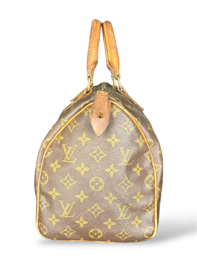Louis Vuitton Speedy 30 Handtasche Monogram Braun