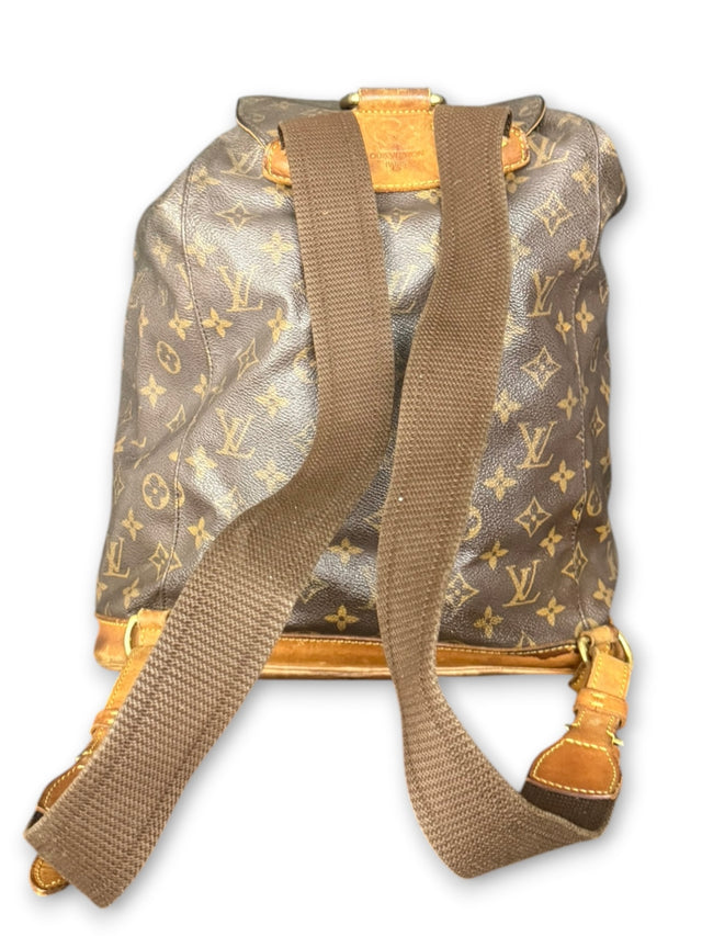 Louis Vuitton Montsouris GM Rucksack Tasche Monogram Braun