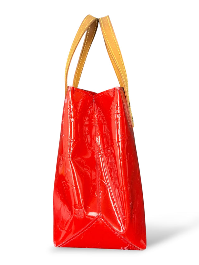 Louis Vuitton Reade PM Handtasche Vernis Monogram Rot