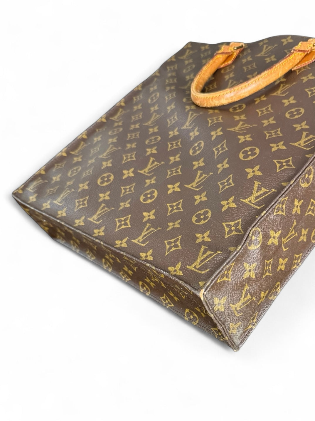 Louis Vuitton Sac Plat Handtasche Tote Bag Shopper Monogram Braun