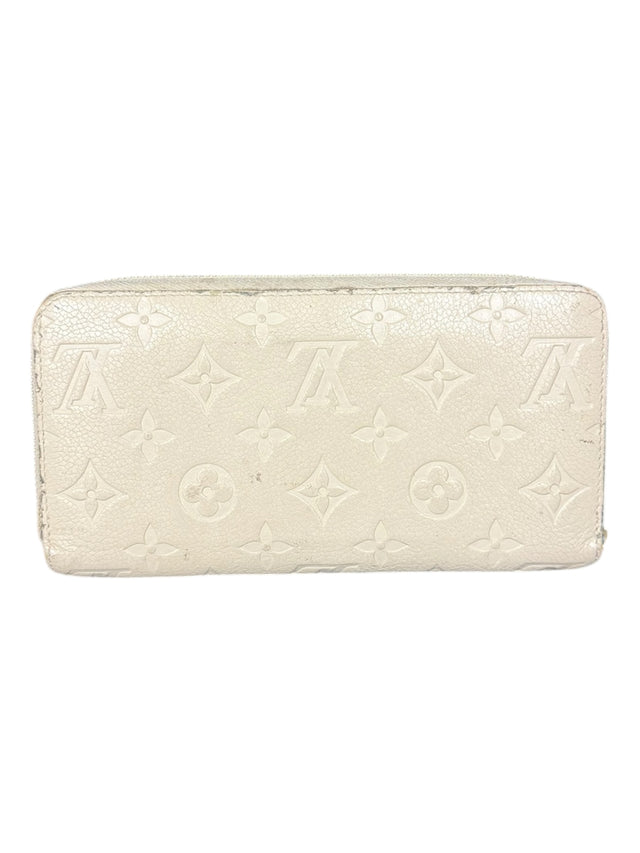 Louis Vuitton Zippy Empreinte Geldbeutel Geldbörse Portemonnaie Weiß