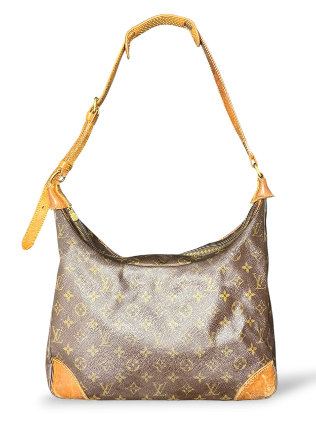 Louis Vuitton Boulogne 35 Handtasche Crossbody Monogram Braun