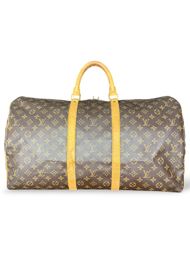 Louis Vuitton Keepall 55 Reisetasche Weekender Tasche Monogram Braun