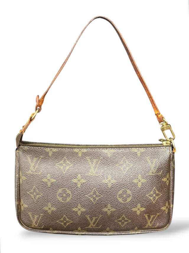 Louis Vuitton Pochette Accessoires Handtasche Monogram Braun
