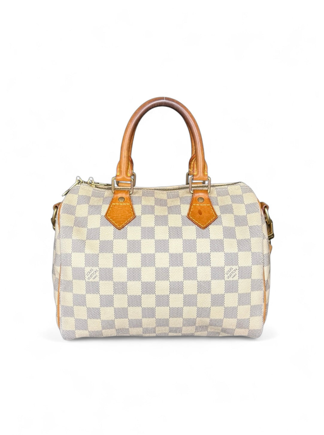 Louis Vuitton Speedy 25 Bandouliere Handtasche Damier Azur