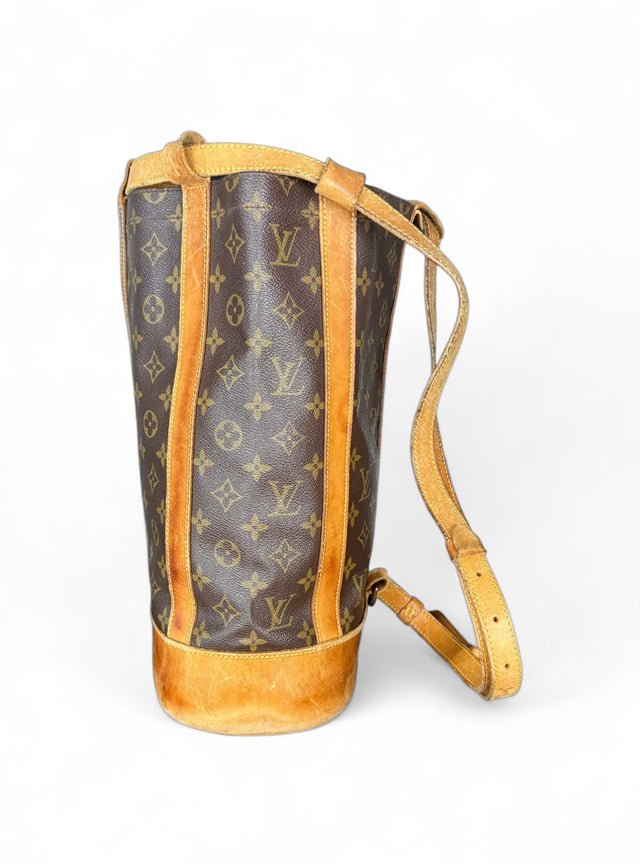 Louis Vuitton Randonnee PM Rucksack Tasche Monogram Braun