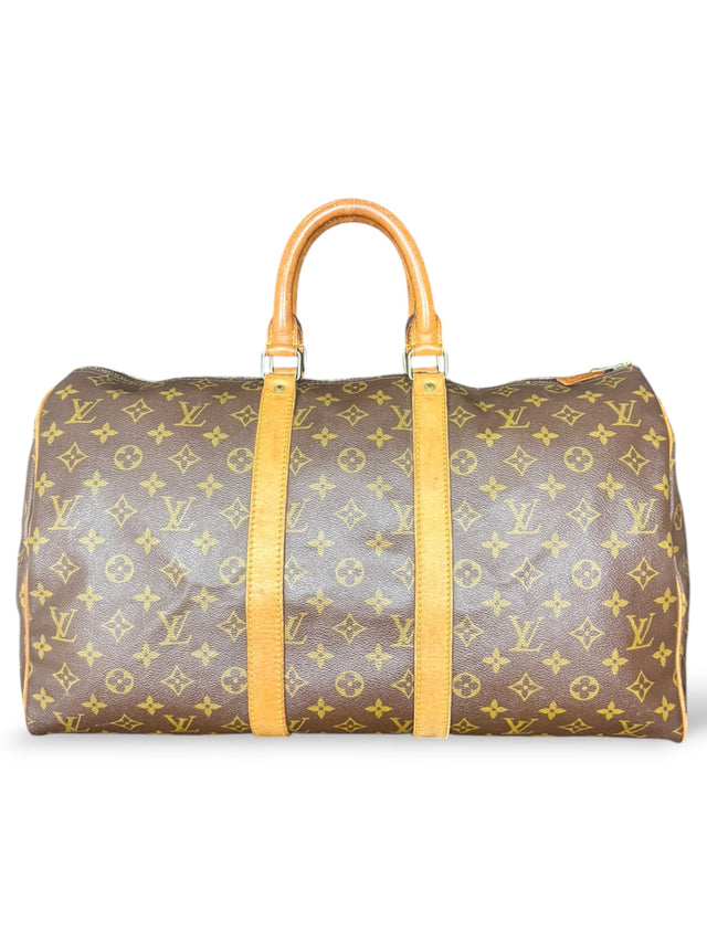 Louis Vuitton Keepall 45 Reisetasche Weekender Tasche Monogram Braun