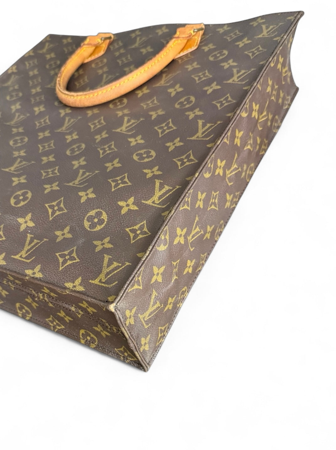 Louis Vuitton Sac Plat Handtasche Tote Bag Shopper Monogram Braun