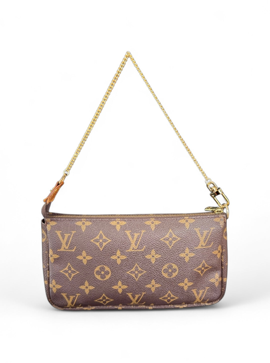 Louis Vuitton Pochette Accessoires Handtasche Monogram Braun